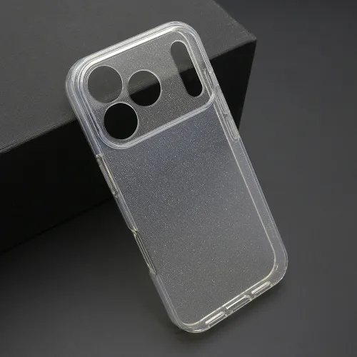 Futrola - maska SPARKLING za iPhone 17 Pro (6.3) providna (MS).