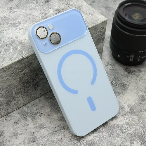 Futrola - maska PASTELPOP MagSafe za iPhone 13 (6.1) plava (MS).