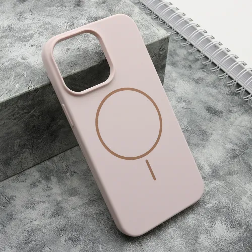 Futrola - maska FLEX MagSafe za iPhone 15 Pro Max (6.7) roze (MS).