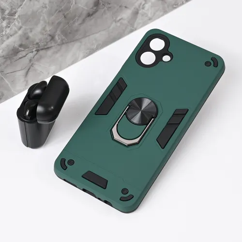 Futrola - maska Hard Ring za Samsung A075F Galaxy A07 4G tamno zelena.