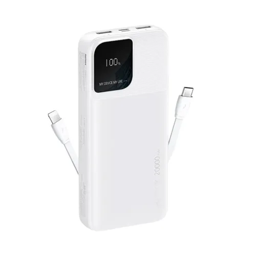 Power bank prenosiva baterija Remax Rellaen series RPP-658 2.4A 20000mAh bela.