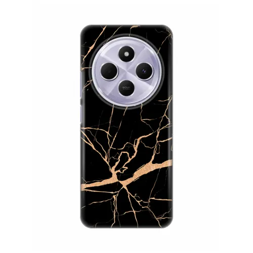 Silikonska futrola - maska print za Xiaomi Redmi 14C/Redmi A4 All Black.