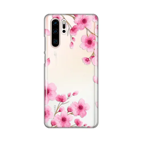 Silikonska futrola - maska print Skin za Huawei P30 Pro Rose flowers.
