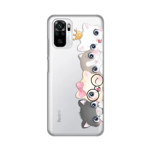 Silikonska futrola - maska print Skin za Xiaomi Redmi Note 10 4G/10s Cats.