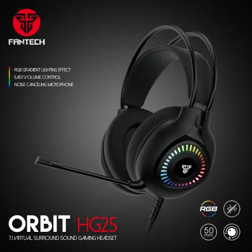 Slusalice Gaming Fantech HG25 Orbit crne.
