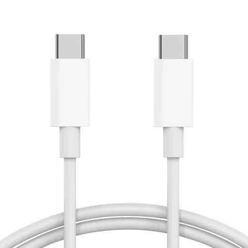 USB Data kabl PD Type C na Type C beli 1m.