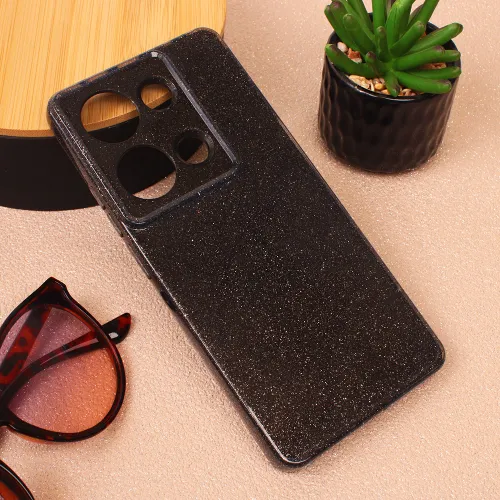 Futrola - maska Sparkle Dust za Xiaomi Redmi Note 13 Pro 4G crna.