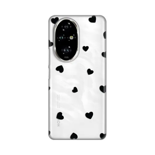 Silikonska futrola - maska print Skin za Huawei Honor 200 Pro Hearts.