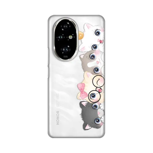 Silikonska futrola - maska print Skin za Huawei Honor 200 Pro Cats.