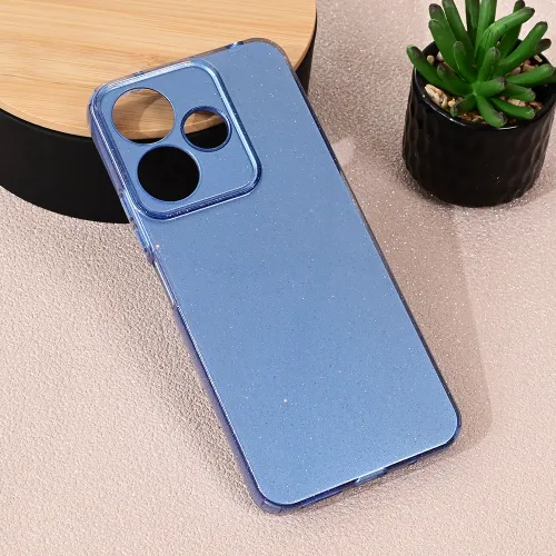 Futrola - maska Sparkle Dust za Xiaomi Redmi 13 4G plava.