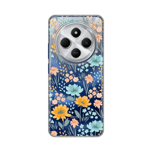 Silikonska futrola - maska print Skin za Xiaomi Redmi 14C/Redmi A4 Lovely Flowers.
