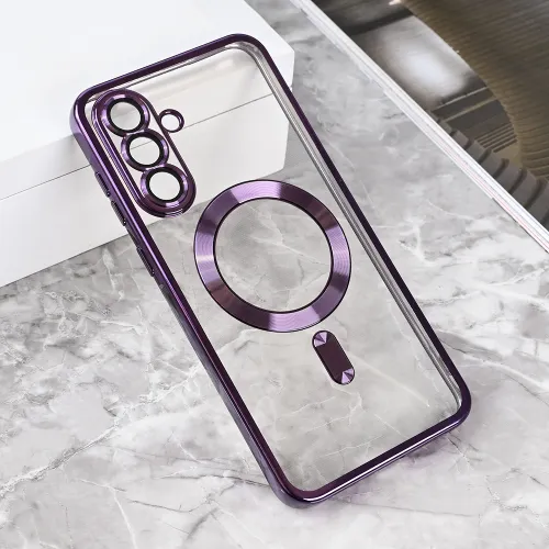 Futrola - maska Magsafe Lux za Samsung A566 Galaxy A56 5G ljubicasta.