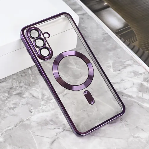 Futrola - maska Magsafe Lux za Samsung A366 Galaxy A36 5G ljubicasta.