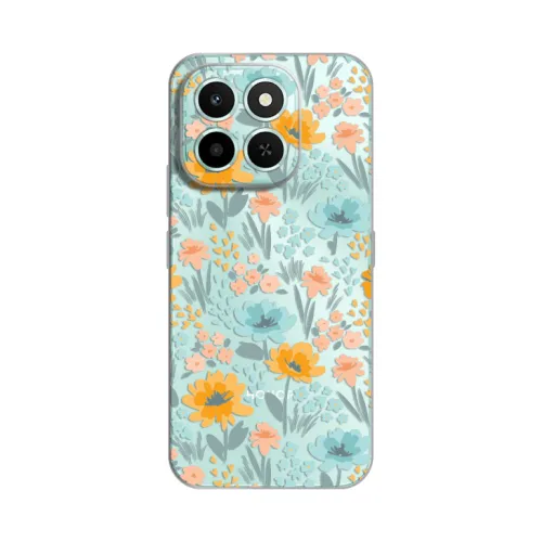 Silikonska futrola - maska print Skin za Huawei Honor X6c Lovely Flowers.