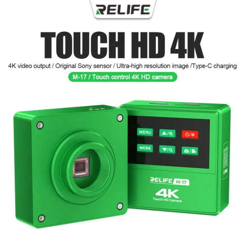 HD Kamera za mikroskop Relife M-17 HDMI 4K@30FPS 1080P@60FPS Touch Screean.