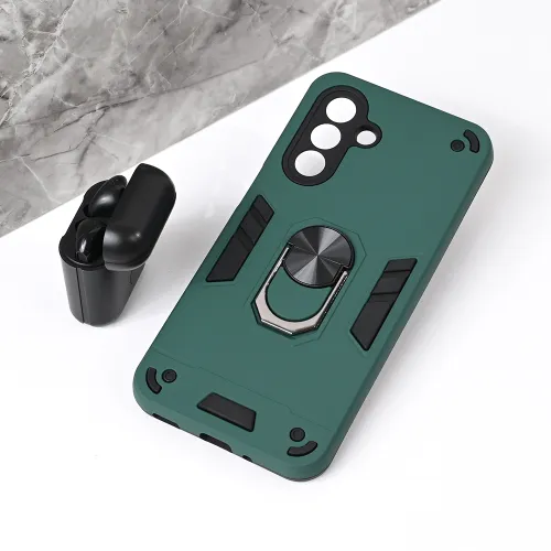 Futrola - maska Hard Ring za Samsung A175 Galaxy A17 tamno zelena.