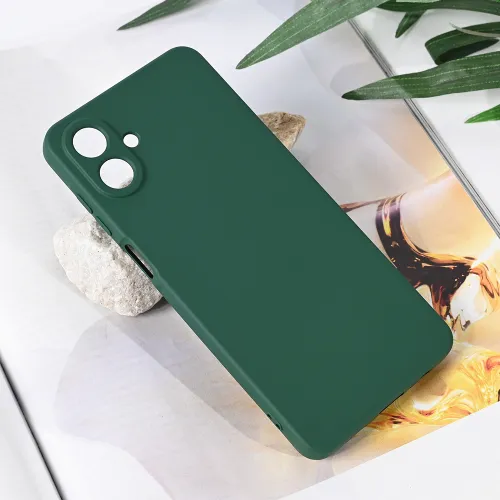 Futrola - maska Teracell Soft Velvet za Samsung A075F Galaxy A07 tamno zelena.