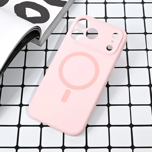 Futrola - maska Magsafe Pure color za iPhone 17 Pro Max 6.9 roze.