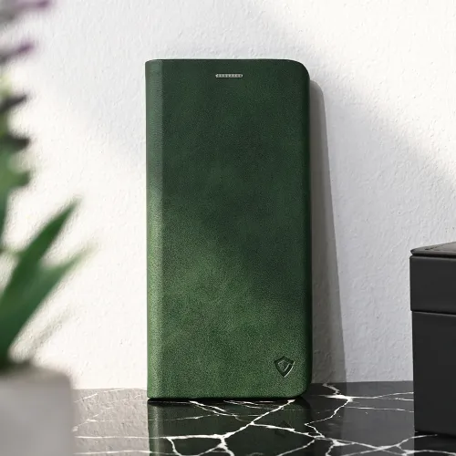 Futrola - maska Teracell Elegant Flip za Honor X6a/X6b/X6c tamno zelena.