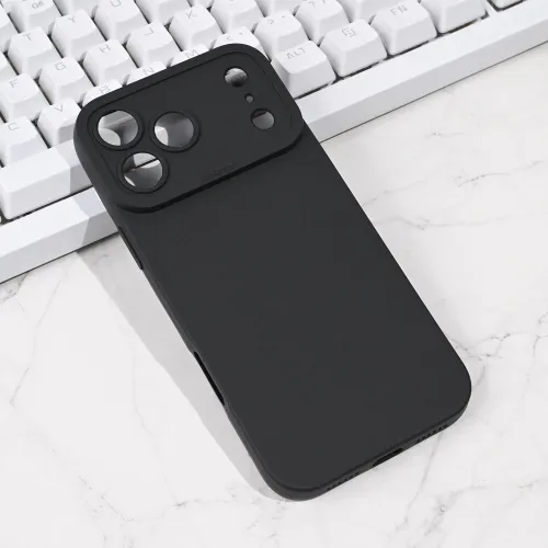 Futrola - maska Silikon Pro Camera za iPhone 17 Pro Max 6.9 crna.