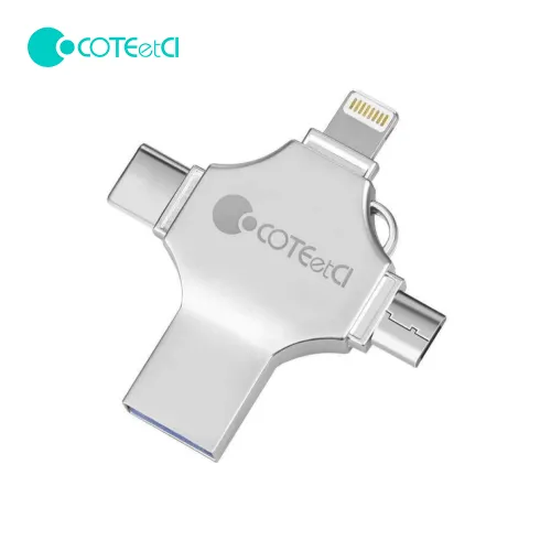 USB flash memorija Coteci CS8836 32GB USB 3.0/micro USB/Type C/lightning.