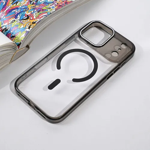 Futrola - maska Magsafe Color Pop za iPhone 17 Pro Max 6.9 crna.