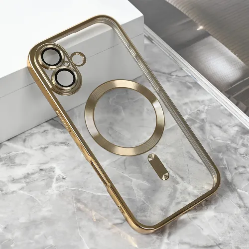 Futrola - maska Magsafe Lux za iPhone 17 6.3 zlatna.