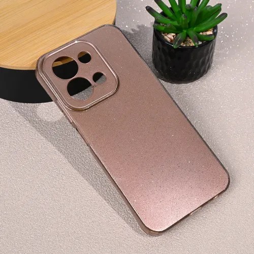 Futrola - maska Sparkle Dust za Xiaomi Redmi 15C 4G 173mm roze zlatna.