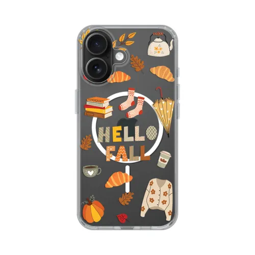 Futrola - maska print Magsafe za iPhone 16 6.1 Hello Fall.