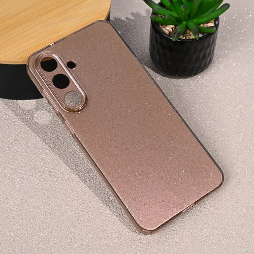 Futrola - maska Sparkle Dust za Samsung S731B Galaxy S25 Fe roze zlatna.