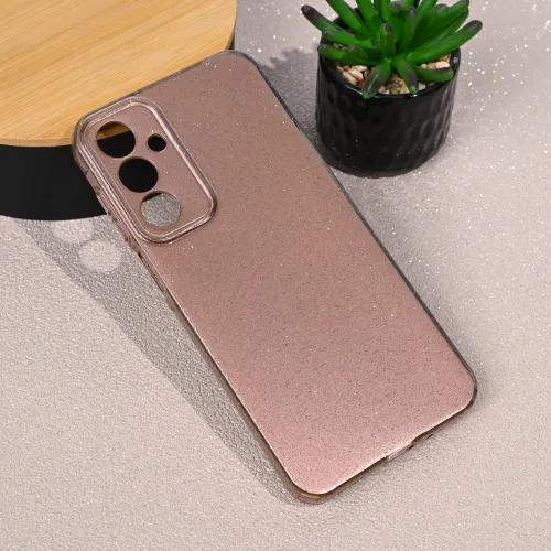Futrola - maska Sparkle Dust za Samsung A165F Galaxy A16 5G roze zlatna.