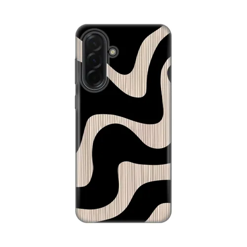 Silikonska futrola - maska print Skin za Samsung A366 Galaxy A36 5G Black Flow.