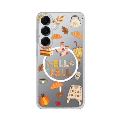 Futrola - maska print Magsafe za Samsung S931 Galaxy S25 Hello Fall.