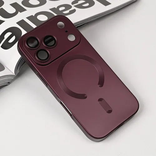 Futrola - maska Magsafe Chrome za iPhone 17 Pro 6.3 bordo.