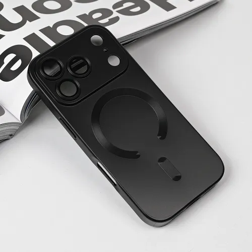 Futrola - maska Magsafe Chrome za iPhone 17 Pro 6.3 crna.