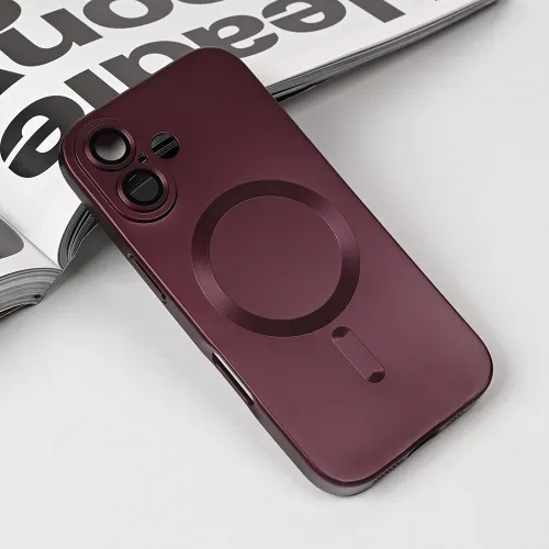 Futrola - maska Magsafe Chrome za iPhone 17 6.3 bordo.