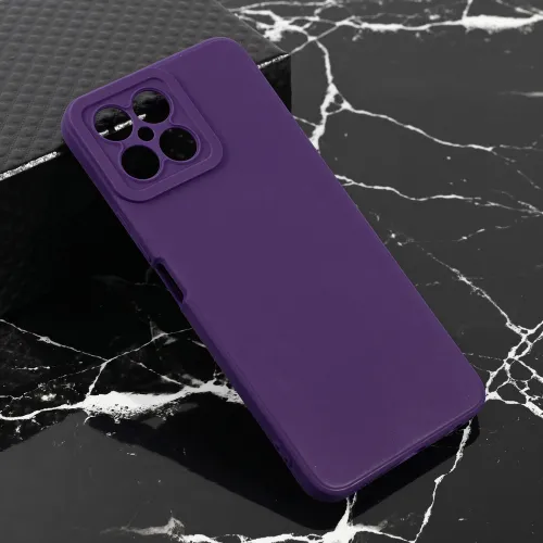 Futrola - maska Teracell Giulietta za Huawei Honor X8 mat tamno ljubicasta.