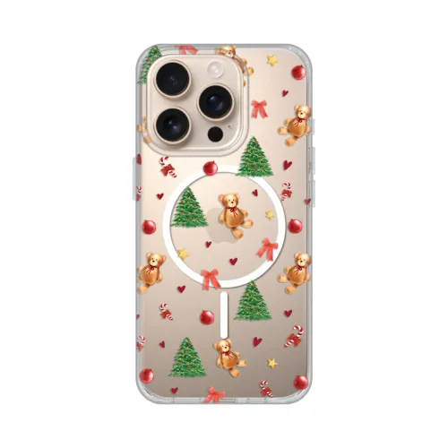 Futrola - maska print Magsafe za iPhone 16 Pro 6.3 Merry Bear.