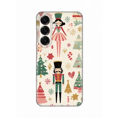 Silikonska futrola - maska print za Samsung S931 Galaxy S25 Vintage Christmas.