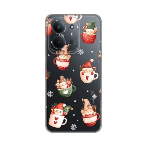 Silikonska futrola - maska print za Xiaomi Redmi 15C 4G Ho Ho Ho.