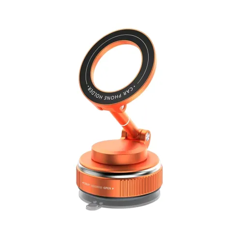 Drzac za mobilni telefon OH-X17 magnet i vakum narandzasti (MS).