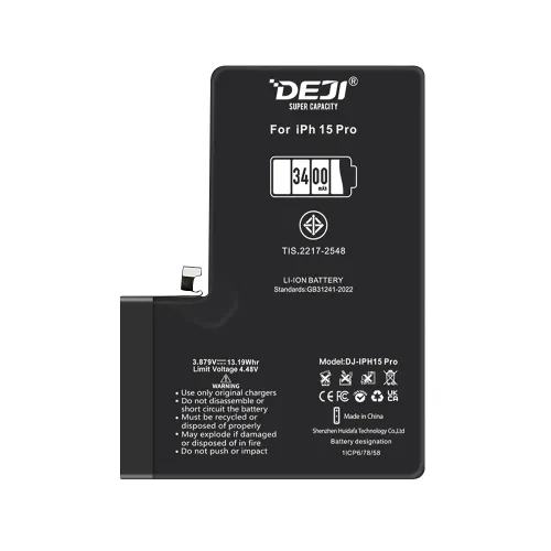 Baterija za iPhone 15 Pro (6.1) 3400mAh HC Deji (MS).