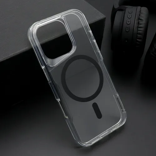 Futrola - maska AURA MagSafe za iPhone 16 Pro (6.3) crna (MS).