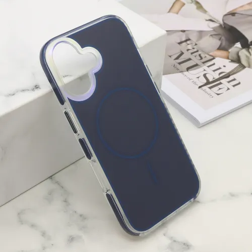 Futrola - maska AMBER RING MagSafe za iPhone 17 (6.3) plava (MS).