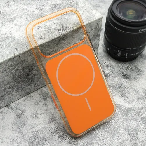 Futrola - maska AMBER MagSafe za iPhone 17 Pro (6.3) narandzasta (MS).