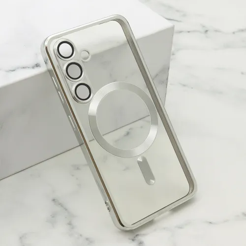 Futrola - maska CAMERA PROTECT MAGSAFE za Samsung S931 Galaxy S25 5G srebrna (MS).