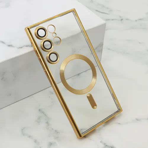 Futrola - maska CAMERA PROTECT MagSafe za Samsung S928 Galaxy S24 Ultra 5G zlatna (MS).