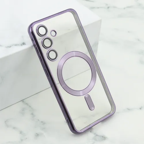 Futrola - maska CAMERA PROTECT MagSafe za Samsung S921 Galaxy S24 5G ljubicasta (MS).