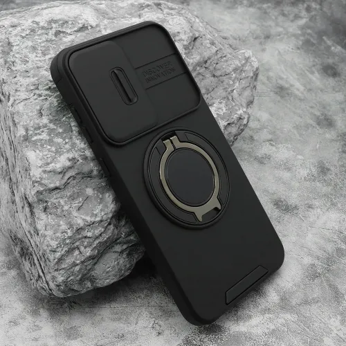 Futrola - maska DEFENDER CAMSHIELD za Samsung A556 Galaxy A55 5G crna (MS).