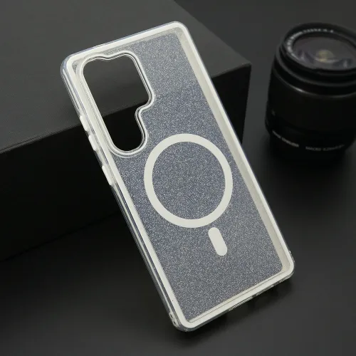 Futrola - maska CRYSTAL MagSafe za Samsung S938 Galaxy S25 Ultra 5G bela (MS).